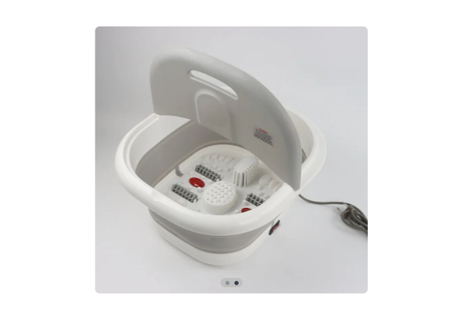Tina spa de pies plegable electrica